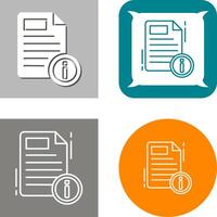 diseño de icono de documento vector