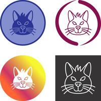 Cat Icon Design vector