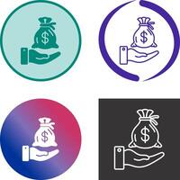 Income Icon Design vector