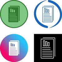 Reports Icon Design vector