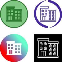 Building Icon Design vector