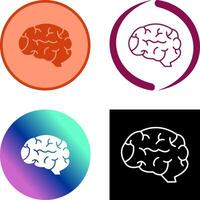 diseño de icono de cerebro vector