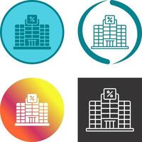 Building Icon Design vector