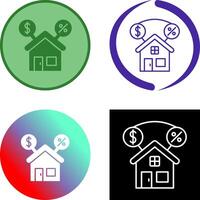 Mortgage Icon Design vector