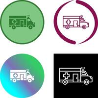 Ambulance Icon Design vector