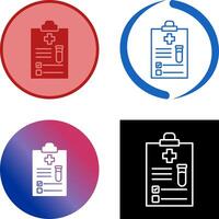 Medical Report Icon Design vector