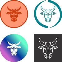 Cow Icon Design vector