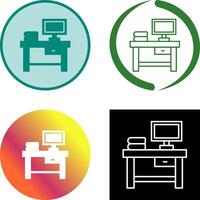 diseño de icono de mesa vector