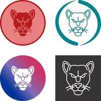 Black Panther Icon Design vector