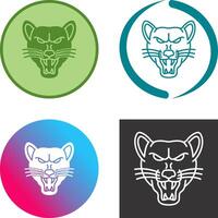 diseño de icono de lobo vector