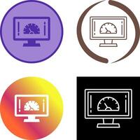 Speed Test Icon Design vector