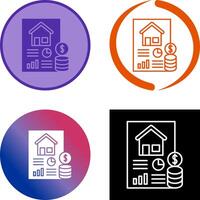 Loan Icon Design vector