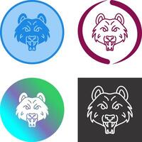 Bear Icon Design vector