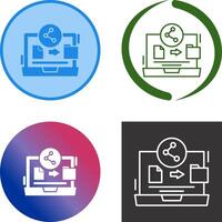 File Share Icon Design vector