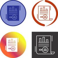 Market Research Icon Design vector