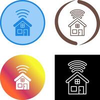 Smart House Icon Design vector