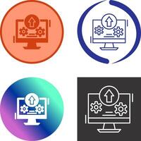 Upload Icon Design vector