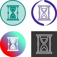 diseño de icono de reloj de arena vector