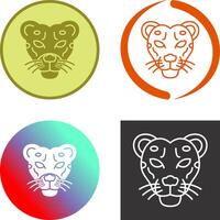 Cheetah Icon Design vector