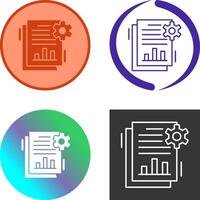 SEO Report Icon Design vector