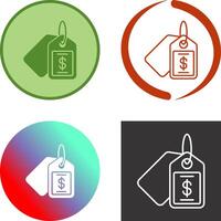 Price Tag Icon Design vector