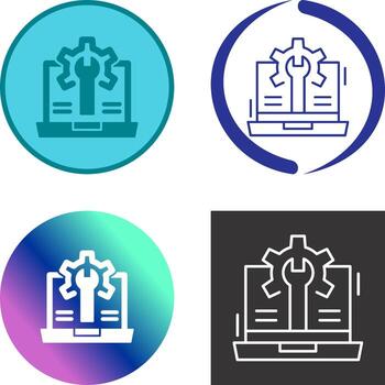 Web Development Icon Design vector