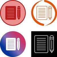 Note Icon Design vector