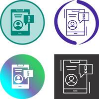 Notification Icon Design vector