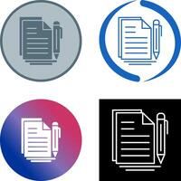 Document Icon Design vector