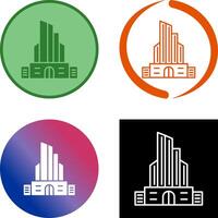 Office Building Icon Design vector