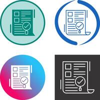 SEO Audit Icon Design vector