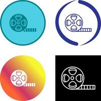 Film Reel Icon Design vector