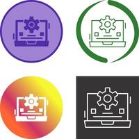 Laptop Icon Design vector