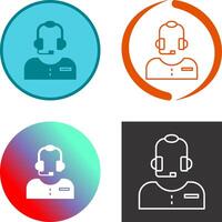 Customer Service Icon Design vector