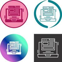 Layout Icon Design vector