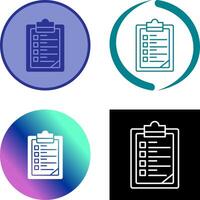 Clipboard Icon Design vector