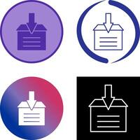 Archive Icon Design vector