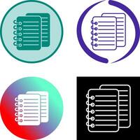 Notes Icon Design vector