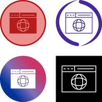 Web Page Icon Design vector