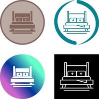 Bed Icon Design vector