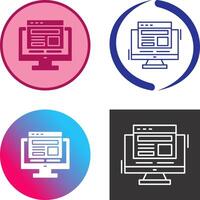 Adaptive Layout Icon Design vector