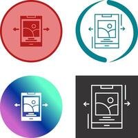 Swipe Icon Design vector