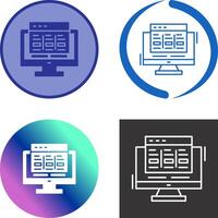 Layout Icon Design vector