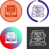 Pop Up Icon Design vector