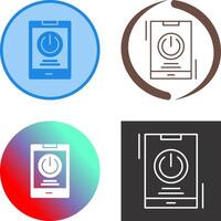 Power Icon Design vector