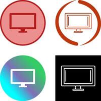 Monitor Icon Design vector