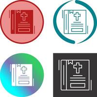 Bible Icon Design vector