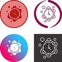 Clock Icon Design vector