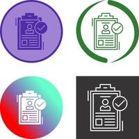 Hire Icon Design vector