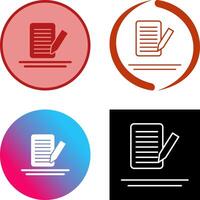 Edit Icon Design vector